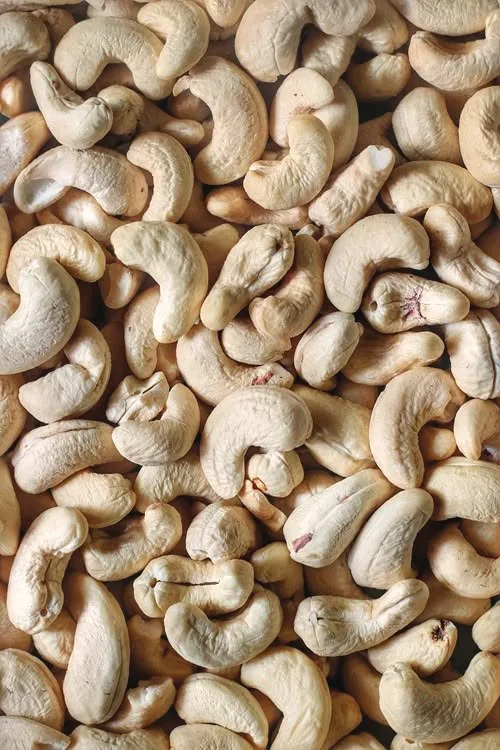 Roasted cashew kernels